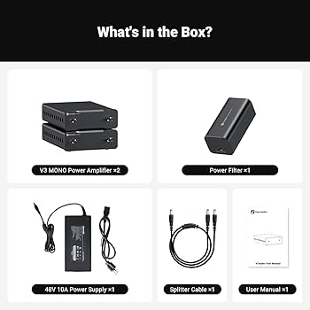 Amazon.com: Fosi Audio Two V3 Mono Power Amplifiers for Home